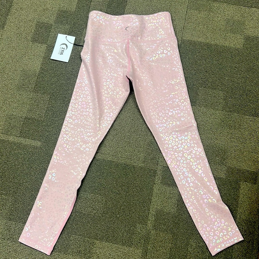 Zyia Pink Leopard Unicorn Leggings